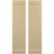 Ekena Millwork Americraft 4-Board Exterior Wood Joined Board-n-Batten Shutters w/ End Batten, ARW103BB414X55NTH, PR ARW103BB414X55NTH - alternate 1